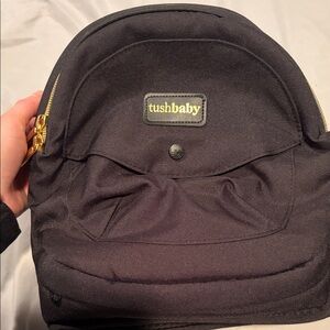 Tushbaby Black Backpack